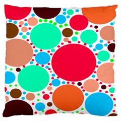 Dots Large Cushion Case (two Sides) by impacteesstreetweareight