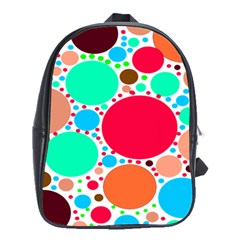 Dots School Bag (xl) by impacteesstreetweareight