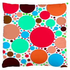 Dots Standard Flano Cushion Case (one Side) by impacteesstreetweareight