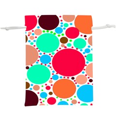 Dots  Lightweight Drawstring Pouch (xl) by impacteesstreetweareight