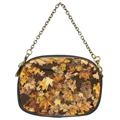 Late October Leaves 3 Chain Purse (two Sides) by bloomingvinedesign