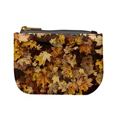 Late October Leaves 3 Mini Coin Purse by bloomingvinedesign