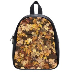 Late October Leaves 3 School Bag (small) by bloomingvinedesign