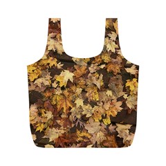 Late October Leaves 3 Full Print Recycle Bag (m) by bloomingvinedesign