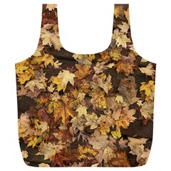 Late October Leaves 3 Full Print Recycle Bag (xl) by bloomingvinedesign