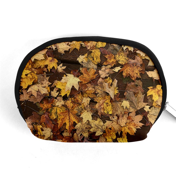 Late October Leaves 3 Accessory Pouch (Medium)