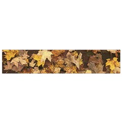 Late October Leaves 3 Small Flano Scarf by bloomingvinedesign