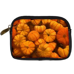 Mini Pumpkins Digital Camera Leather Case by bloomingvinedesign