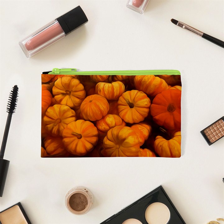 Mini pumpkins Cosmetic Bag (XS)