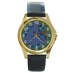 Zappwaits Round Gold Metal Watch