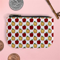 Apple Polkadots Mini Coin Purse by bloomingvinedesign