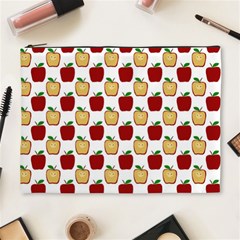 Apple Polkadots Cosmetic Bag (xl) by bloomingvinedesign