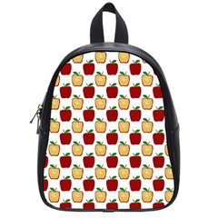 Apple Polkadots School Bag (small) by bloomingvinedesign