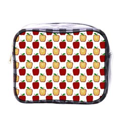 Apple Polkadots Mini Toiletries Bag (one Side) by bloomingvinedesign