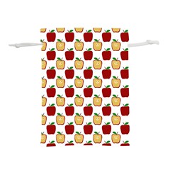 Apple Polkadots Lightweight Drawstring Pouch (l) by bloomingvinedesign