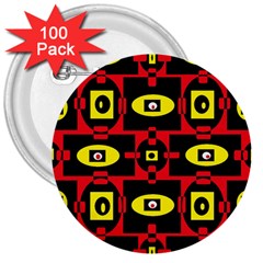 Rby 50 3  Buttons (100 Pack)  by ArtworkByPatrick