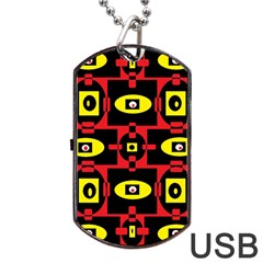 Rby 50 Dog Tag Usb Flash (one Side) by ArtworkByPatrick