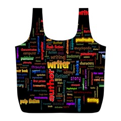 Writer Full Print Recycle Bag (l) by ArtworkByPatrick