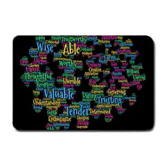 Affirmations Small Doormat  by ArtworkByPatrick