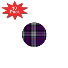 Culloden Dress Tartan 1  Mini Buttons (10 Pack)  by impacteesstreetwearfour