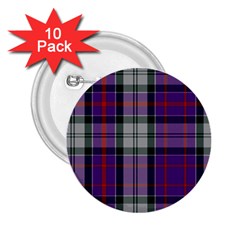 Culloden Dress Tartan 2 25  Buttons (10 Pack)  by impacteesstreetwearfour