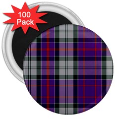 Culloden Dress Tartan 3  Magnets (100 Pack) by impacteesstreetwearfour