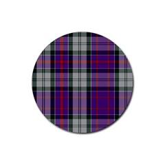 Culloden Dress Tartan Rubber Round Coaster (4 Pack)  by impacteesstreetwearfour