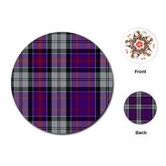 Culloden Dress Tartan Playing Cards Single Design (round) by impacteesstreetwearfour