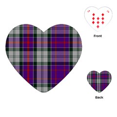 Culloden Dress Tartan Playing Cards Single Design (heart) by impacteesstreetwearfour