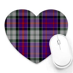 Culloden Dress Tartan Heart Mousepads by impacteesstreetwearfour