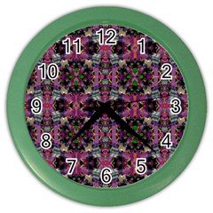 Abstract 1 1 Color Wall Clock