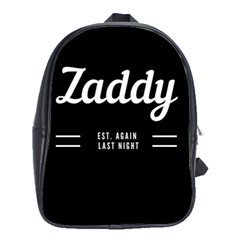 Zaddy School Bag (large) by egyptianhype