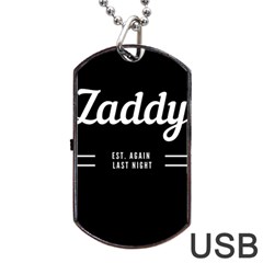 Zaddy Dog Tag Usb Flash (two Sides) by egyptianhype