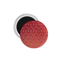 Red Gold Art Decor 1 75  Magnets by HermanTelo