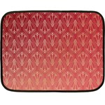 Red Gold Art Decor Fleece Blanket (Mini) 35 x27  Blanket