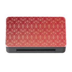 Red Gold Art Decor Memory Card Reader With Cf by HermanTelo