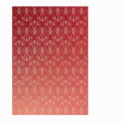 Red Gold Art Decor Large Garden Flag (two Sides)