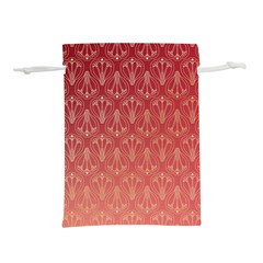 Red Gold Art Decor Lightweight Drawstring Pouch (s) by HermanTelo