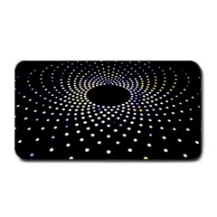 Abstract Black Blue Bright Circle Medium Bar Mats by HermanTelo