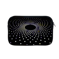 Abstract Black Blue Bright Circle Apple Macbook Pro 13  Zipper Case