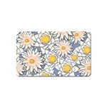 Flowers Pattern Lotus Lily Magnet (Name Card) Front