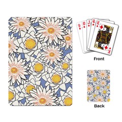 Flowers Pattern Lotus Lily Playing Cards Single Design (rectangle)