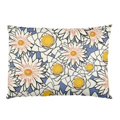 Flowers Pattern Lotus Lily Pillow Case (two Sides)