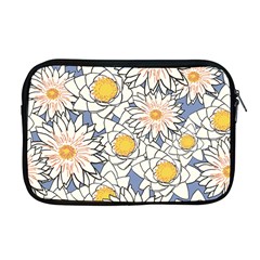 Flowers Pattern Lotus Lily Apple Macbook Pro 17  Zipper Case by HermanTelo