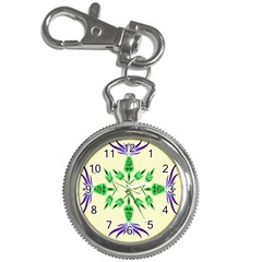 Thistle Flower Purple Thorny Flora Key Chain Watches