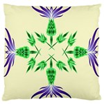 Thistle Flower Purple Thorny Flora Large Cushion Case (One Side) Front