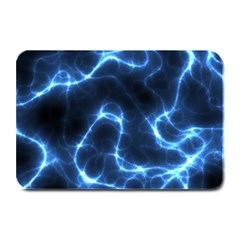 Lightning Electricity Pattern Blue Plate Mats by Mariart