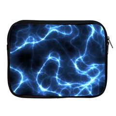 Lightning Electricity Pattern Blue Apple Ipad 2/3/4 Zipper Cases