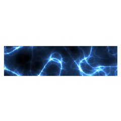 Lightning Electricity Pattern Blue Satin Scarf (oblong) by Mariart