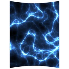 Lightning Electricity Pattern Blue Back Support Cushion by Mariart